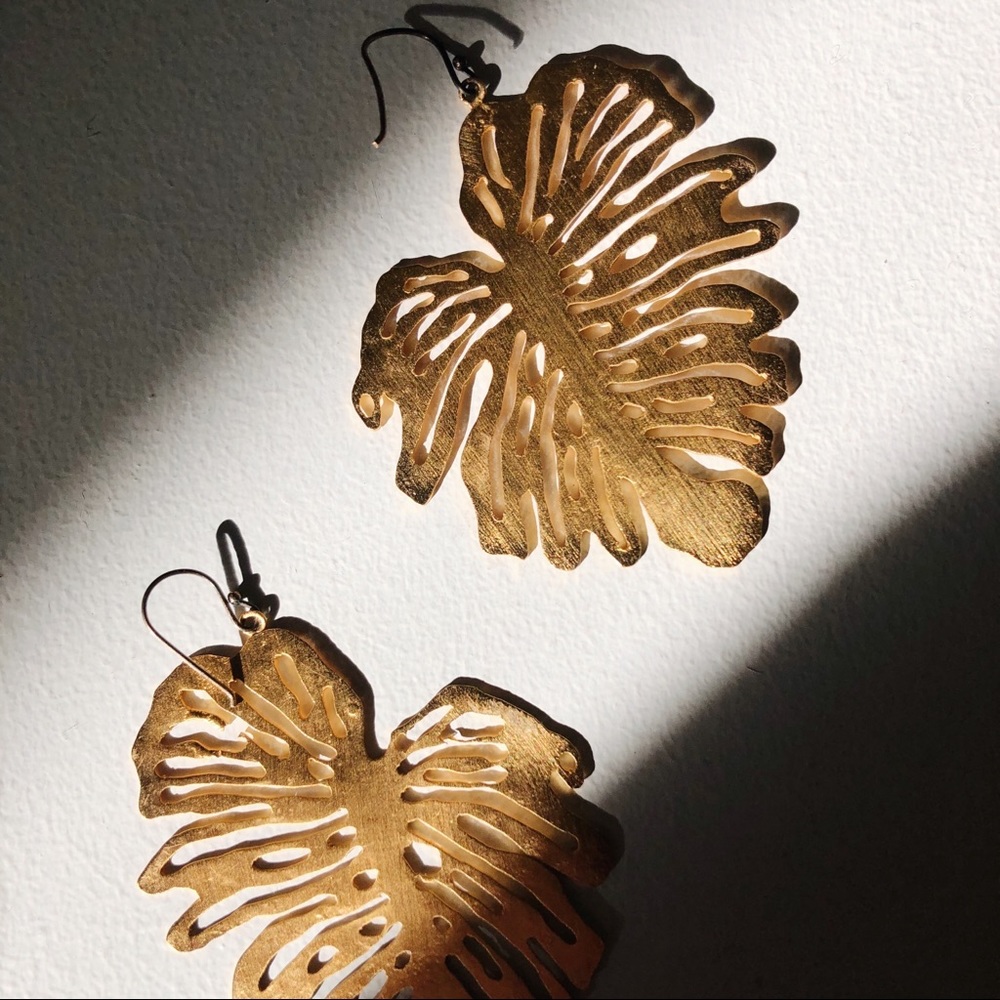 Gold plated Terrain earrings